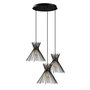 Opviq Kirpi - 3085 Lámpara de araña de metal negro